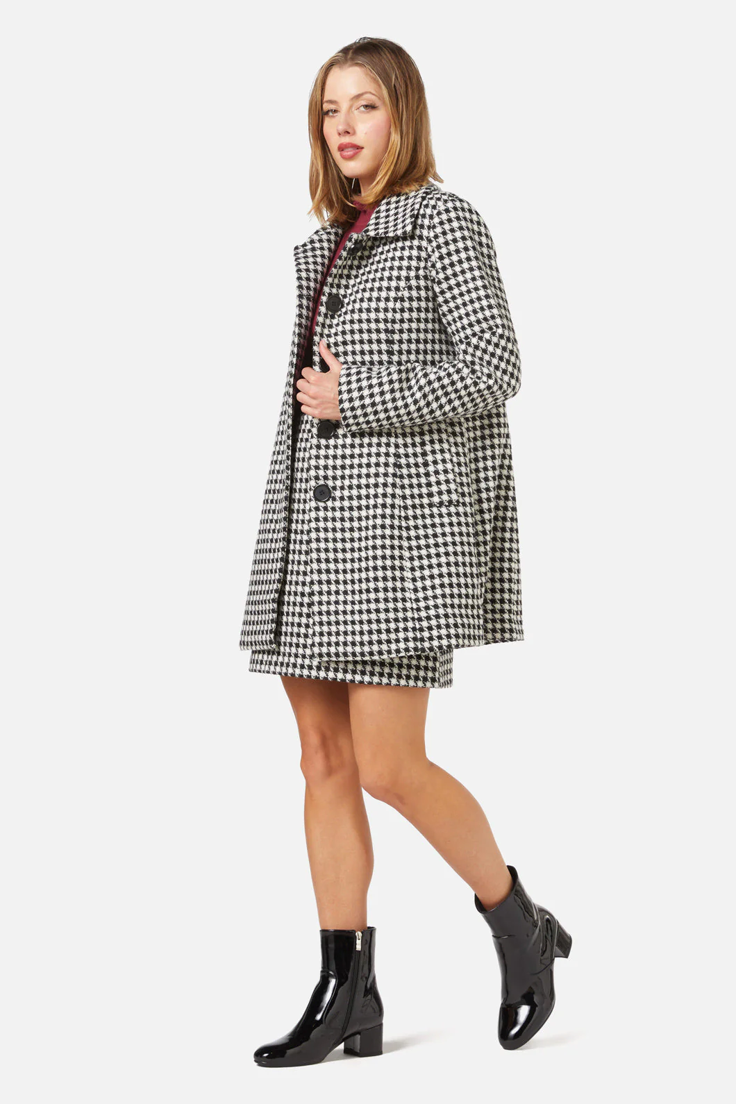 Blake Check Coat - Olabens