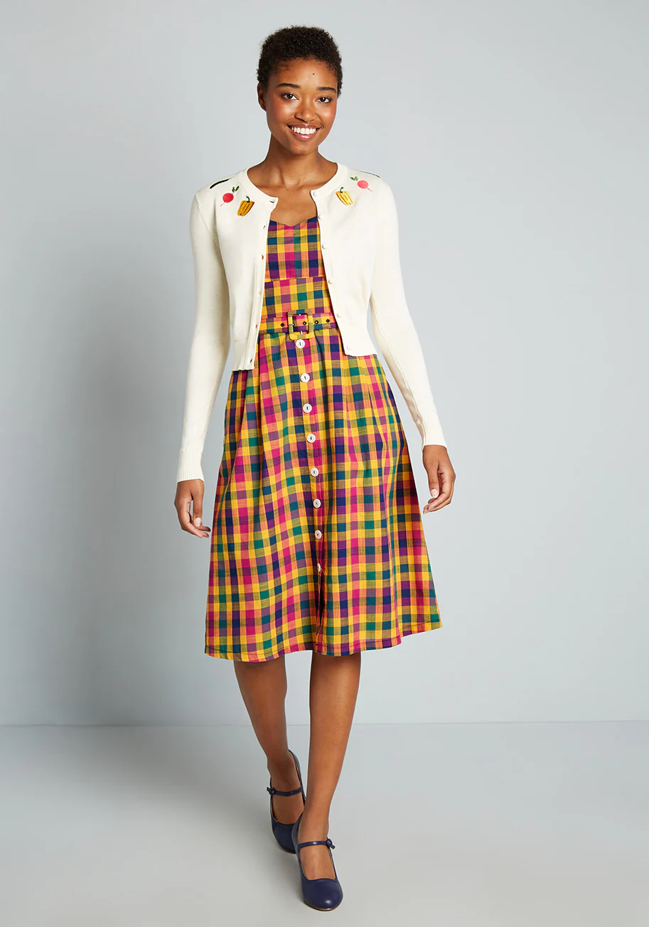 Check My Pulse Fit and Flare Dress - Olabens