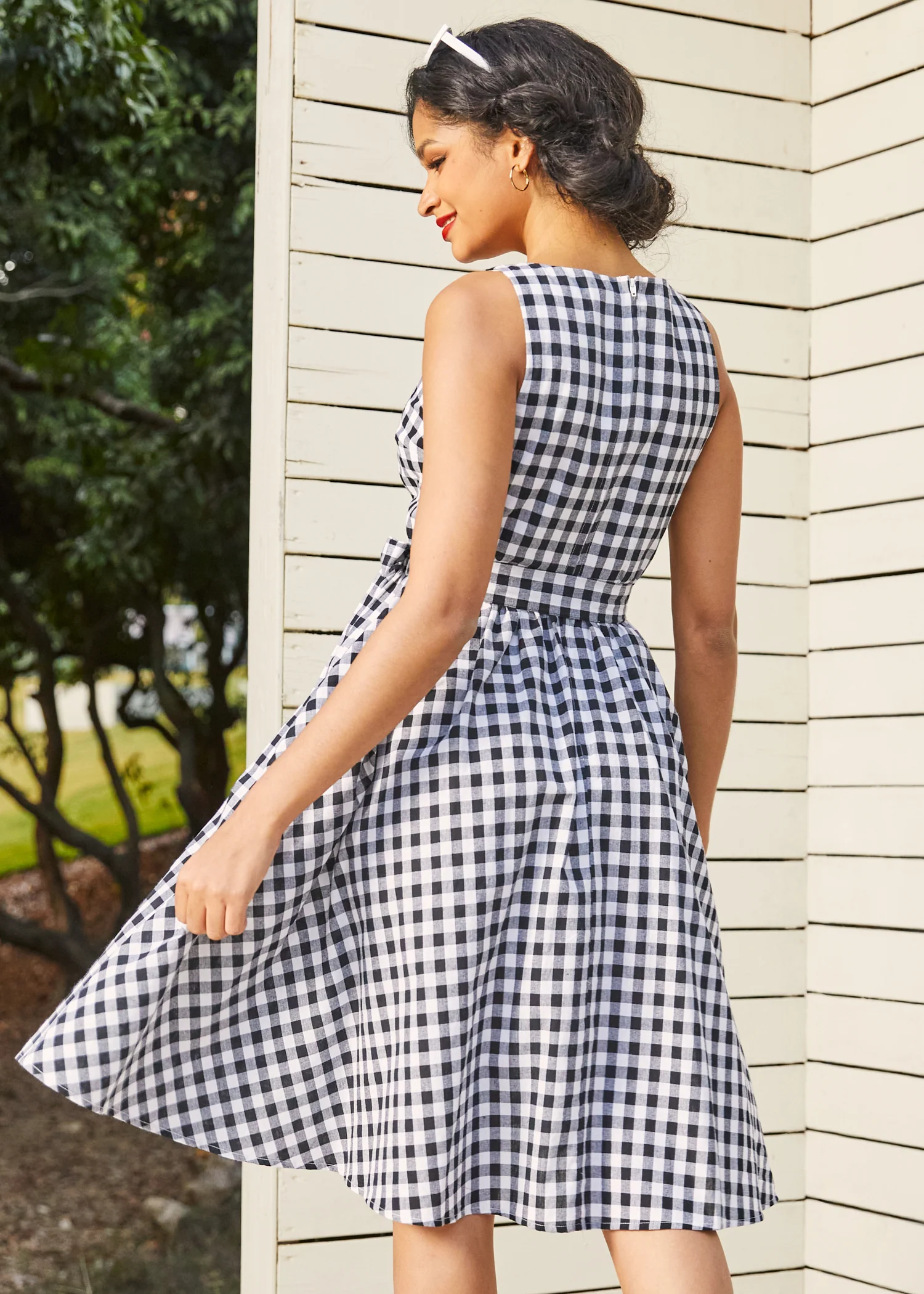 Instant Energy Faux-Wrap Dress - Olabens