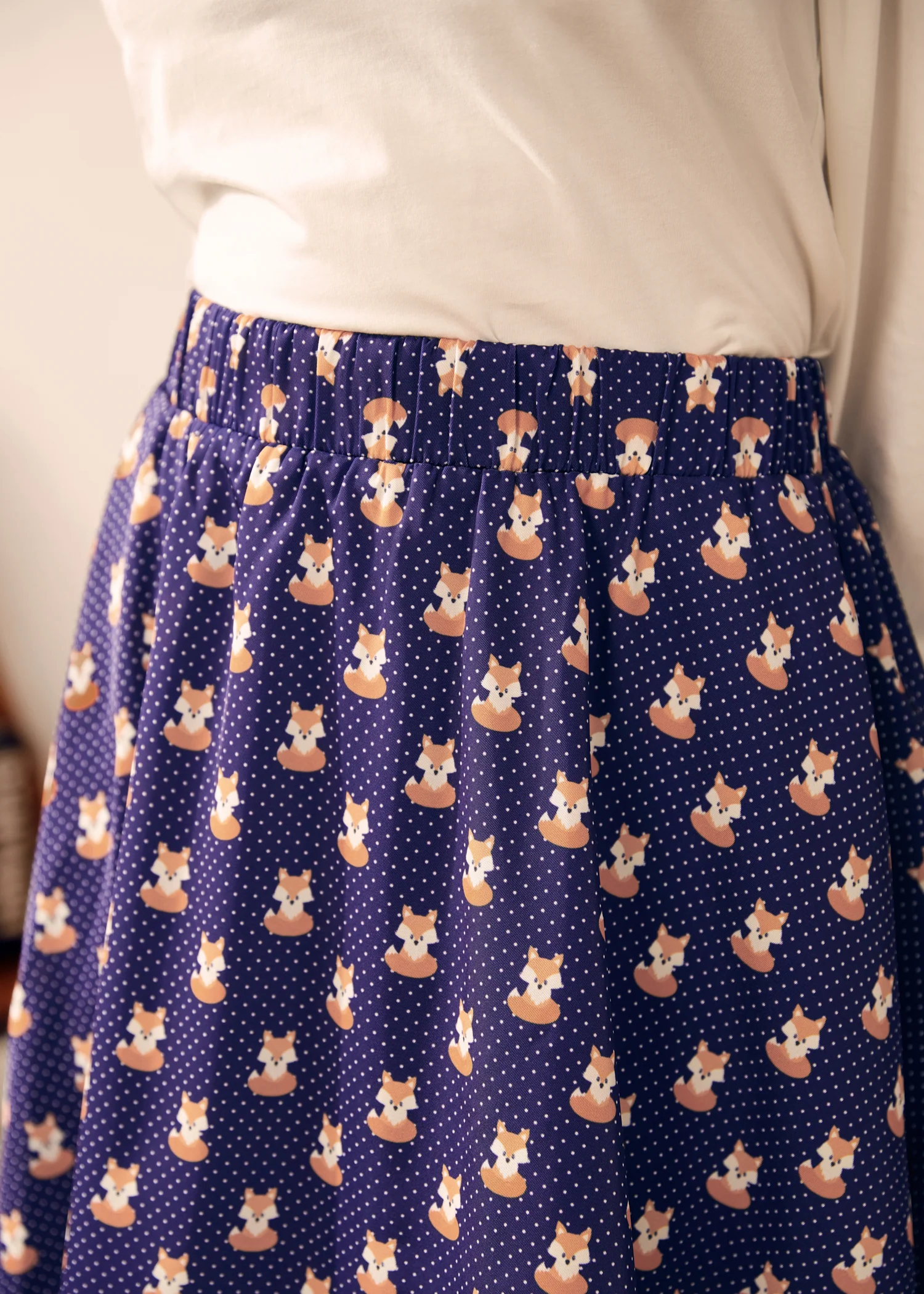 Twirl Into Fall A-Line Skirt - Olabens