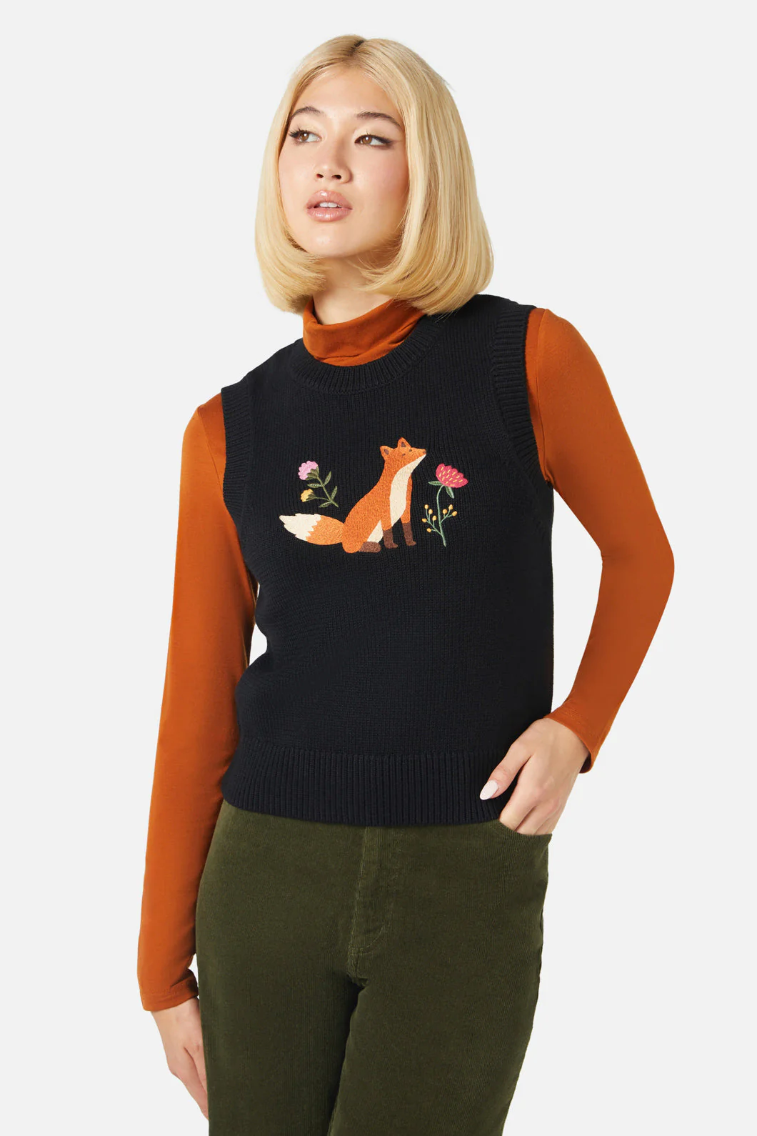 Fox Knit Vest - Olabens