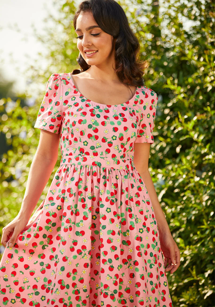 What's The Scoop? A-Line Dress - Olabens
