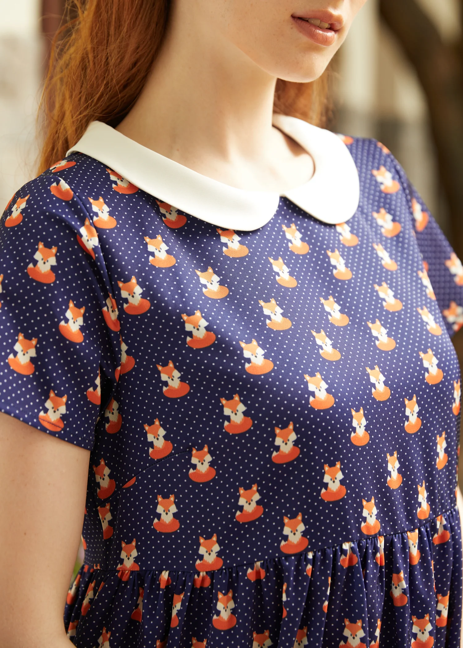 Whimsy & Wonder Collar Empire Dress - Olabens