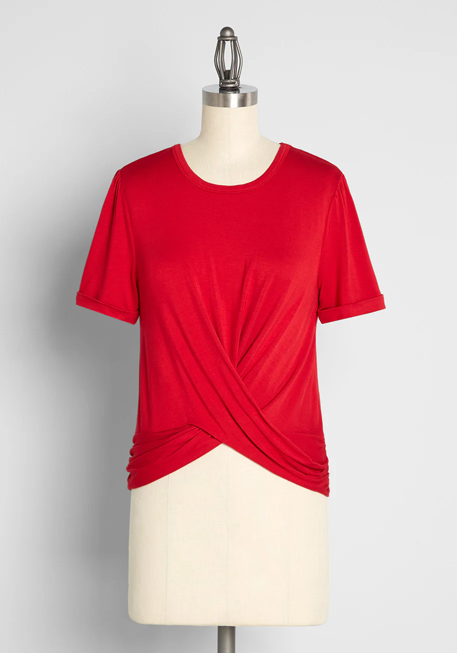 A Twist of Fun Knit Top - Olabens