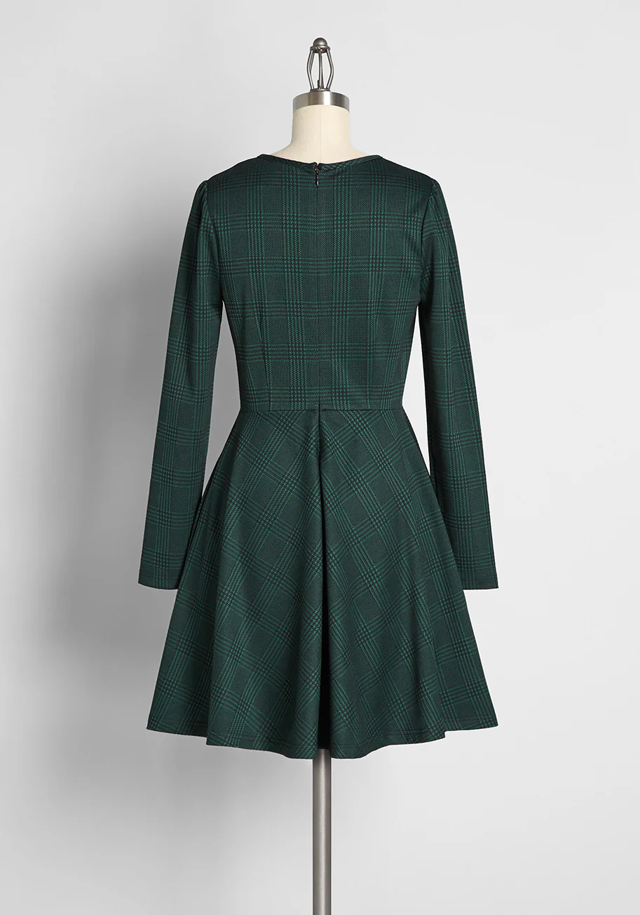 State Of Grace Fit And Flare Dress - Olabens