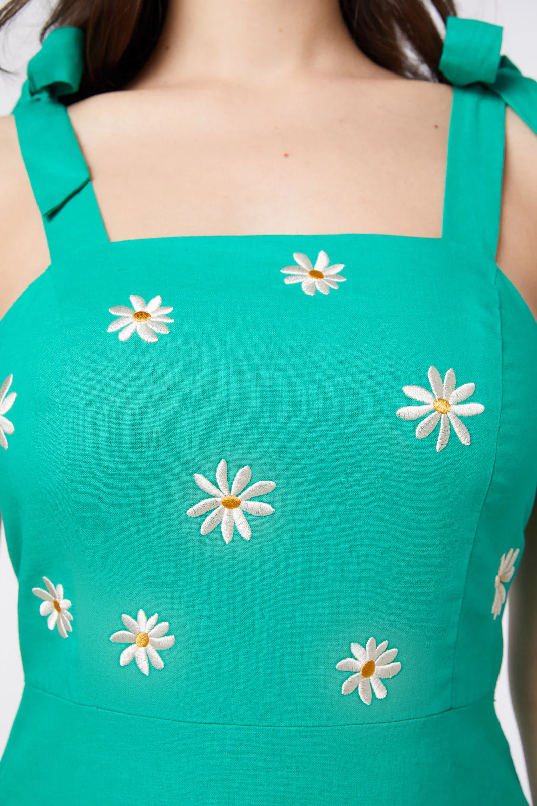 Pattie Embroidered Midi Dress - Olabens
