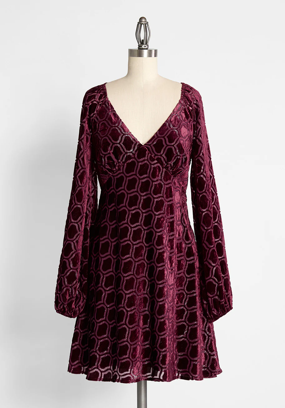 Era By Isnyt Ravishing In Rouge Mini Dress - Olabens