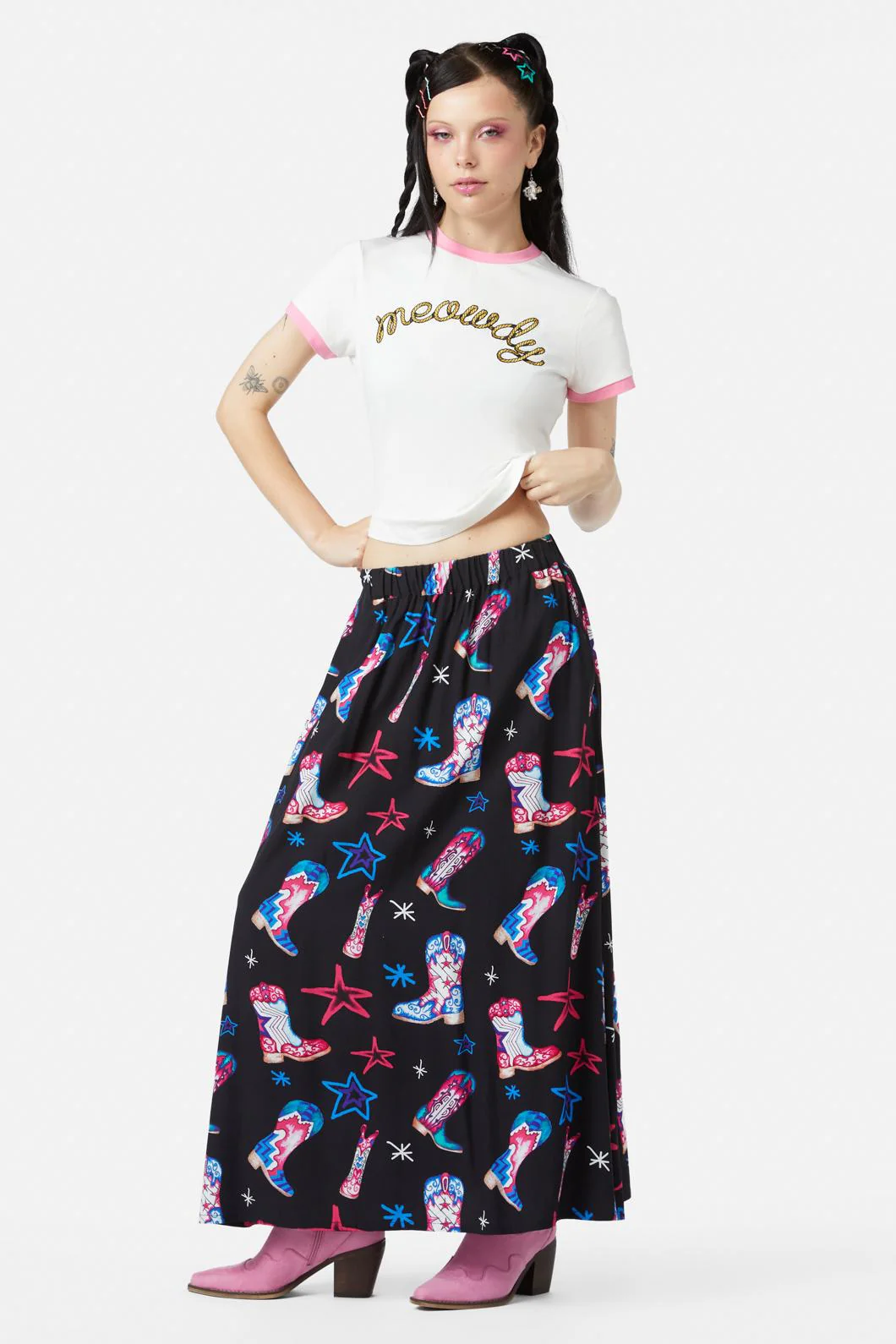 Face The Wind Long Skirt - Olabens