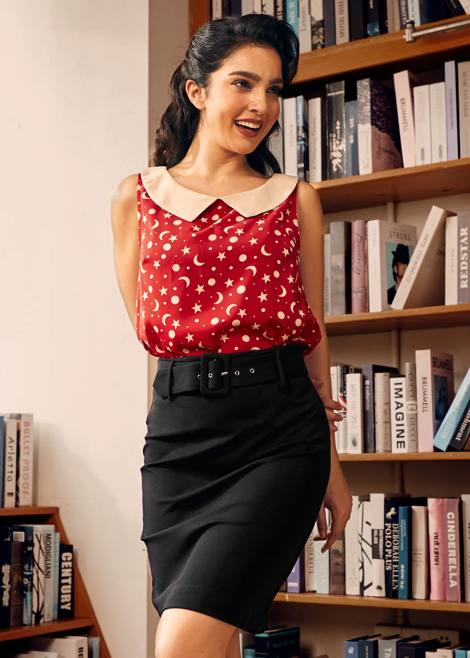 Cozy by the Fireside Pencil Skirt - Olabens