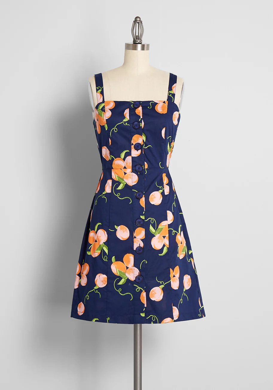Summertime Appreciation Button-Up Mini Dress - Olabens