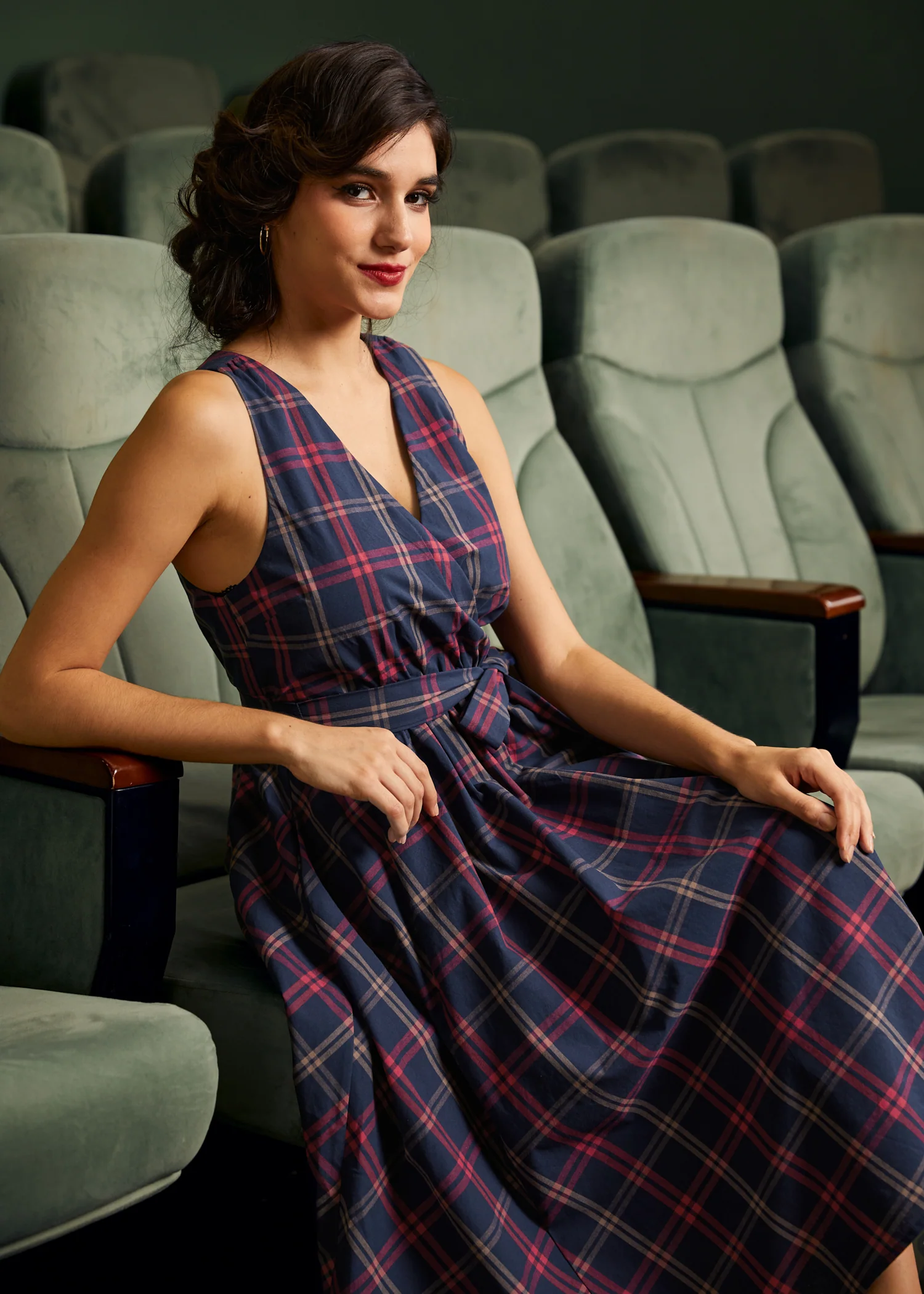 Instant Energy Faux-Wrap Dress - Olabens