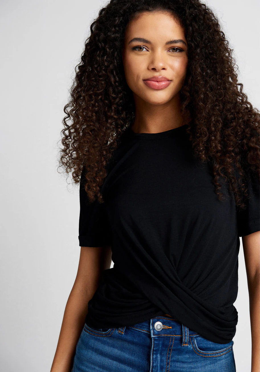 A Twist of Fun Knit Top - Olabens