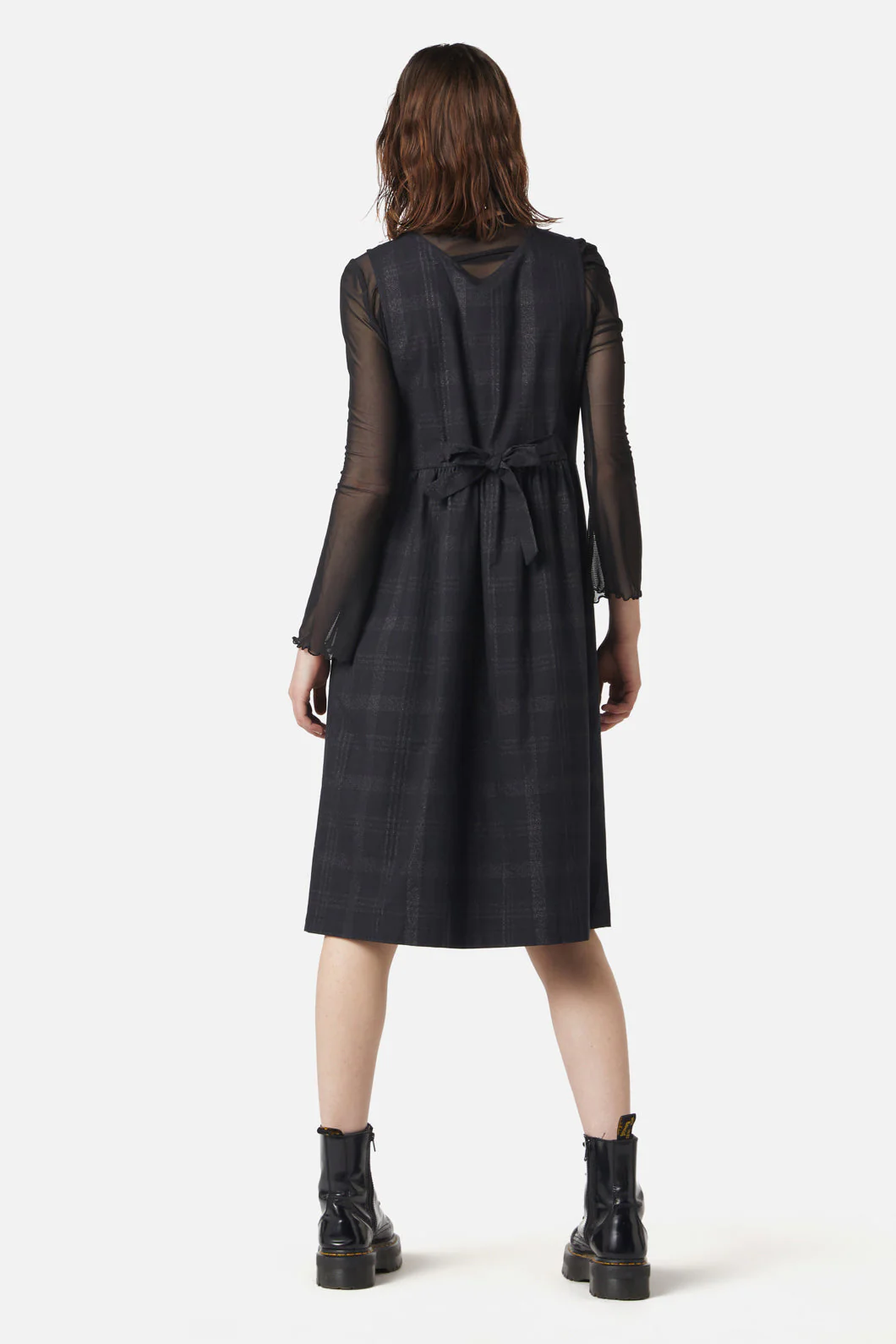 High Society Tartan Pinny Dress - Olabens