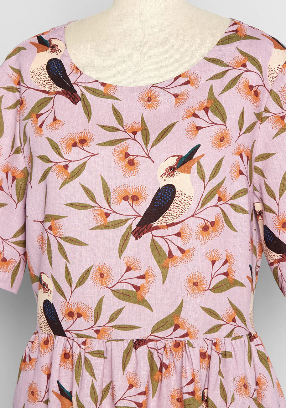 Take Me To Perch Smock Dress - Olabens