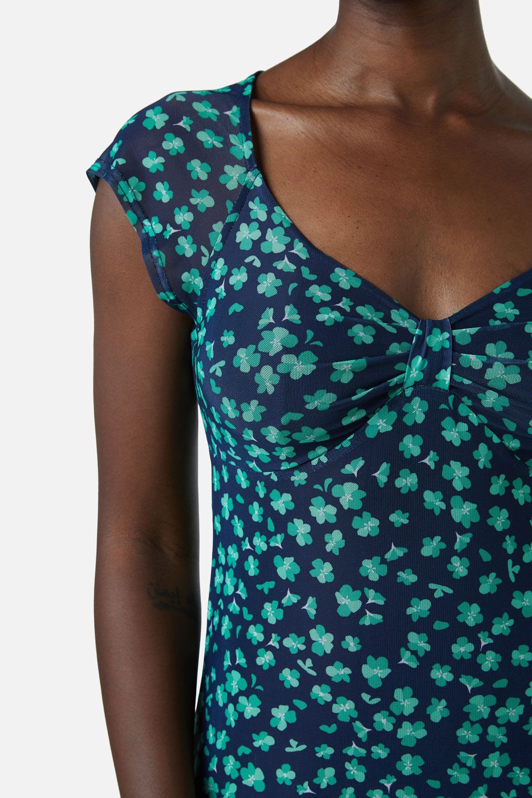 Mille Fleur Mesh Dress - Olabens