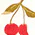 Cheerful Cherries Tie-Front Blouse - Olabens