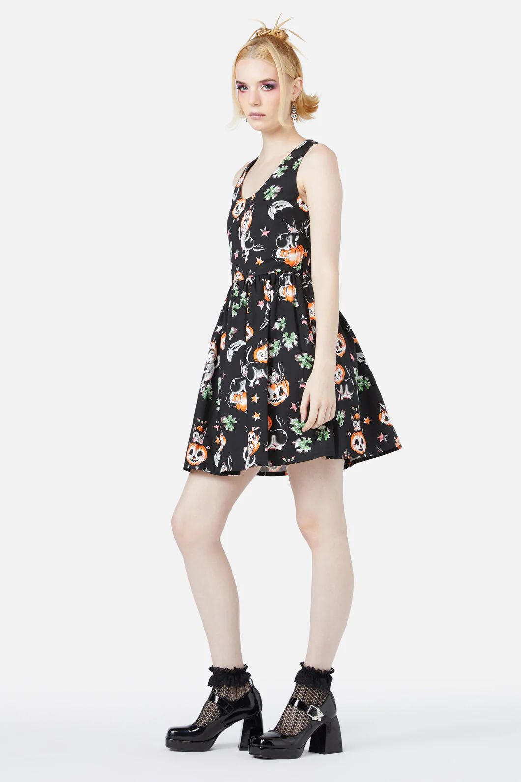 Pumpkin Patch Kitty Dress - Olabens