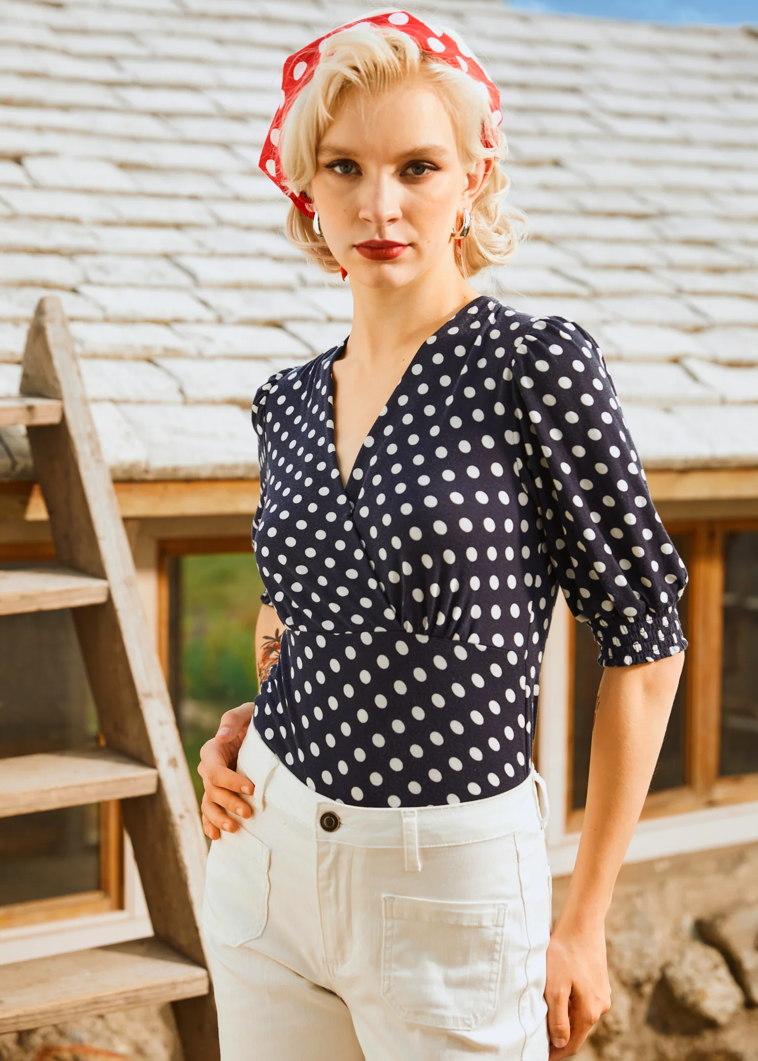 Puff & Grace Wrap Top - Olabens