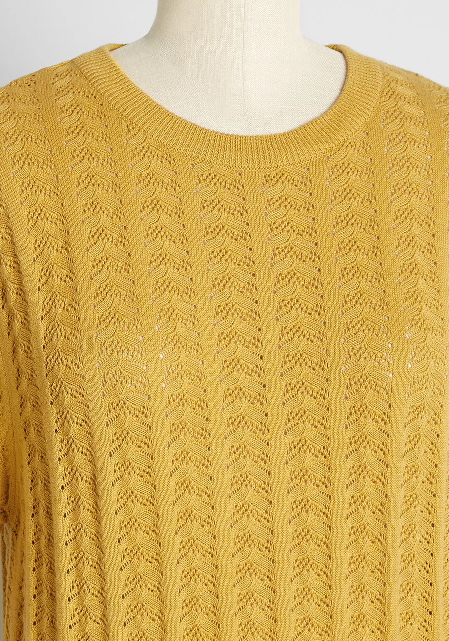 Golden Hour Gorgeous Knit Top - Olabens