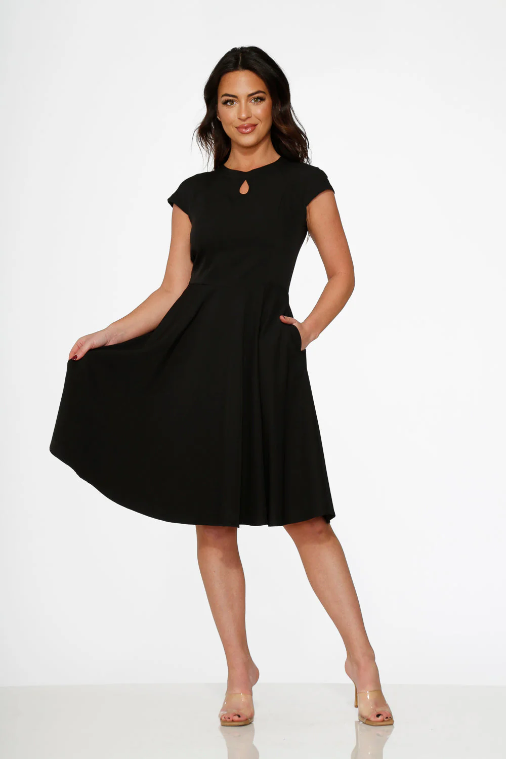 Black Swing Dress - Olabens