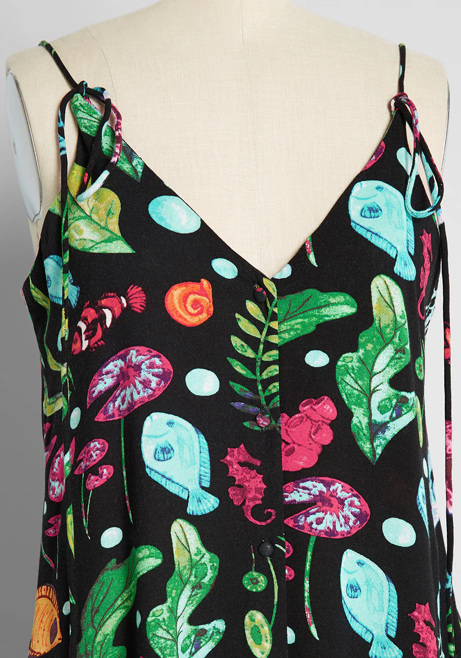 Inspired By The Sea Midi Dress - Olabens