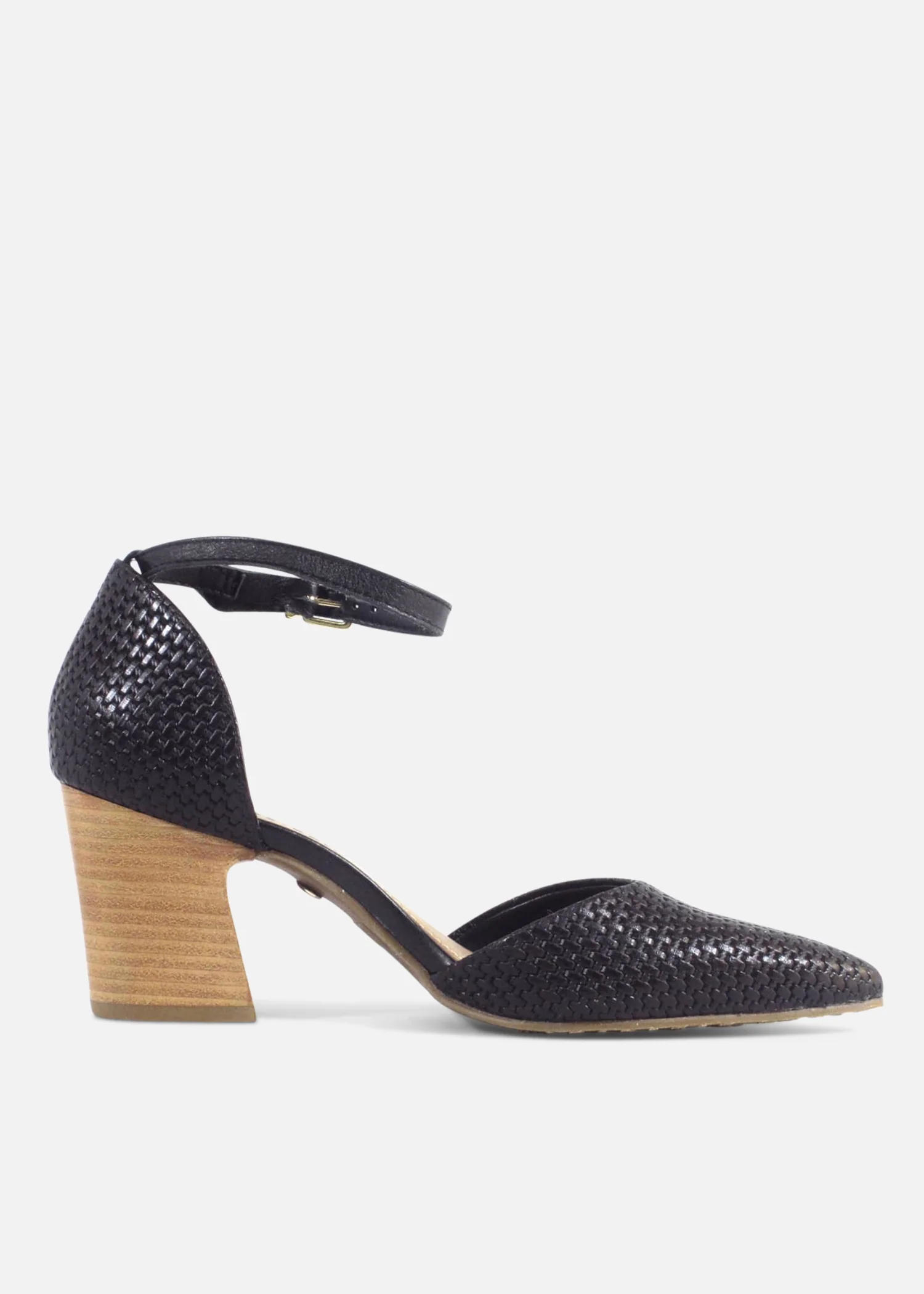 Miracle Woven Block Heeks - Olabens
