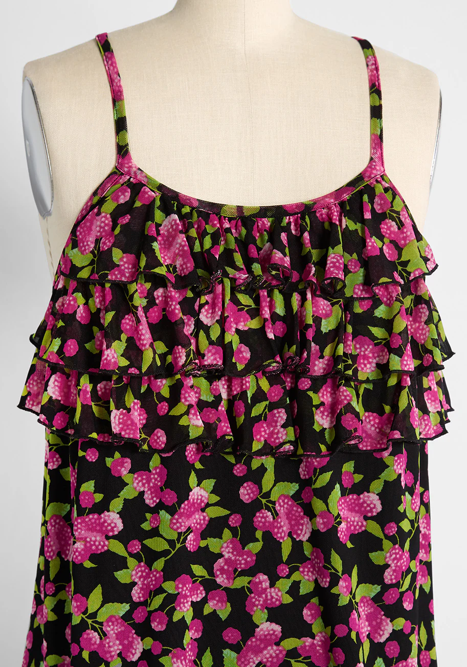 Drenched in Ruffles and Raspberries Camisole - Olabens