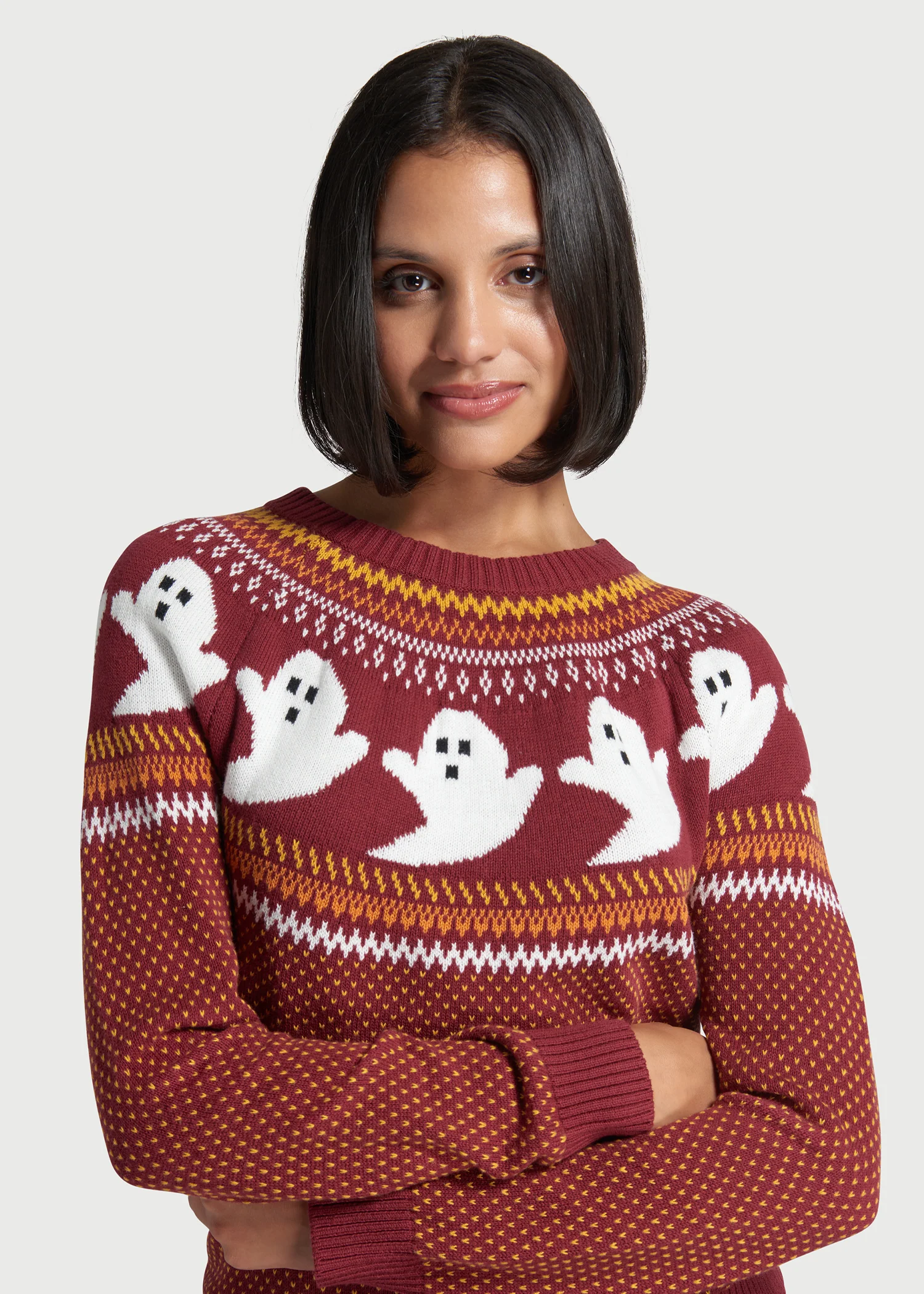 You've Been Ghosted Fair Isle Sweater - Olabens