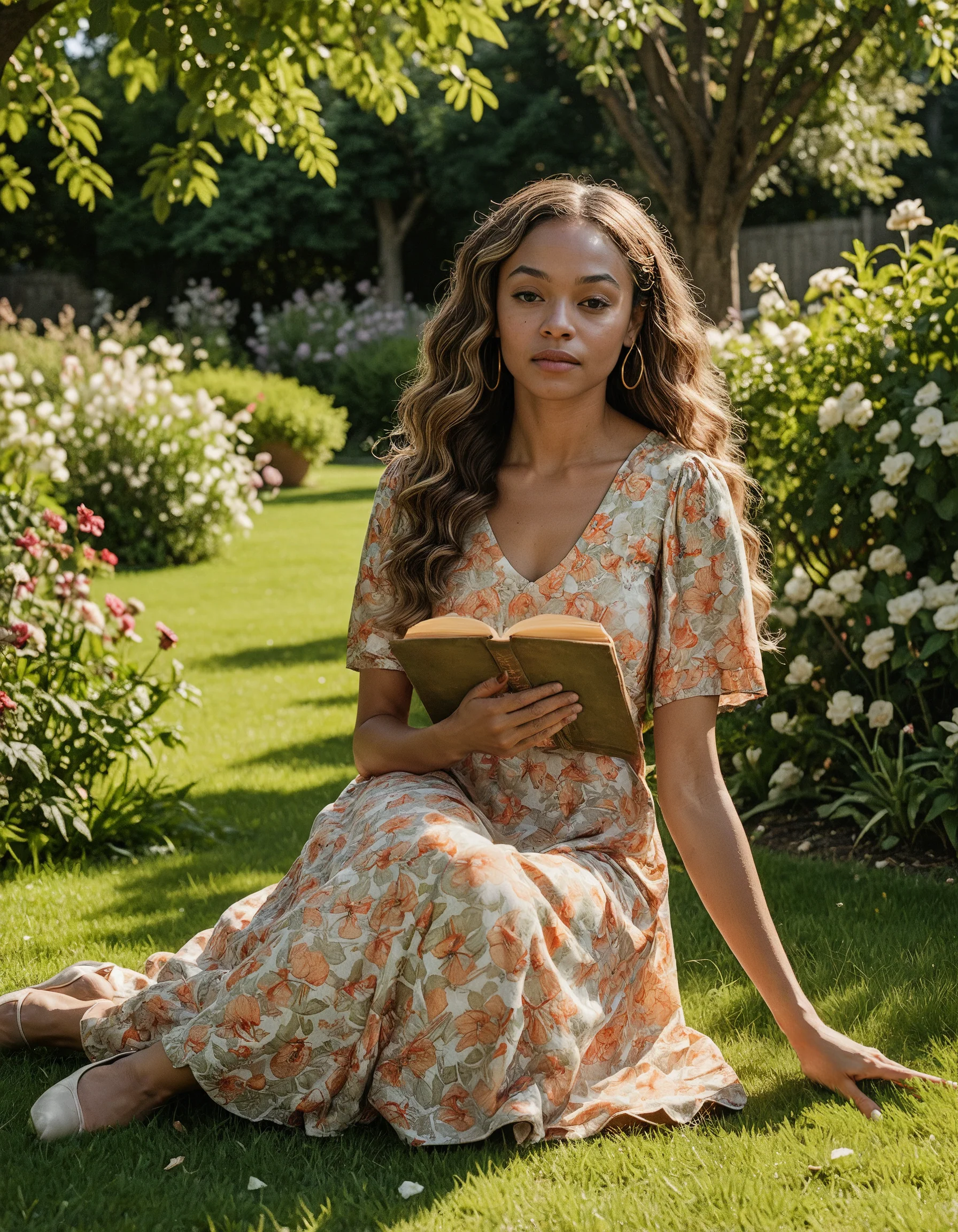 Meadow Whisper Maxi Dress - Olabens