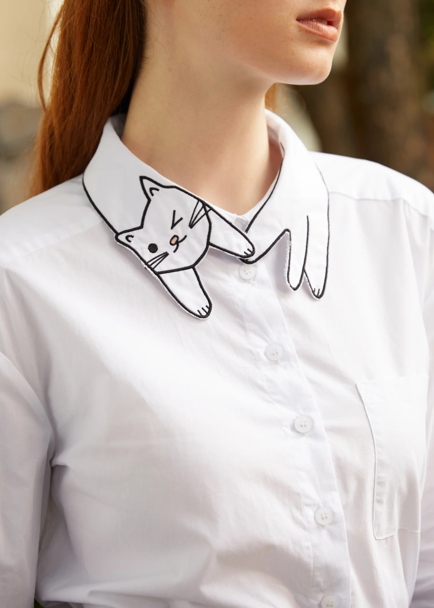 A Dainty Delight Collar Shirt - Olabens