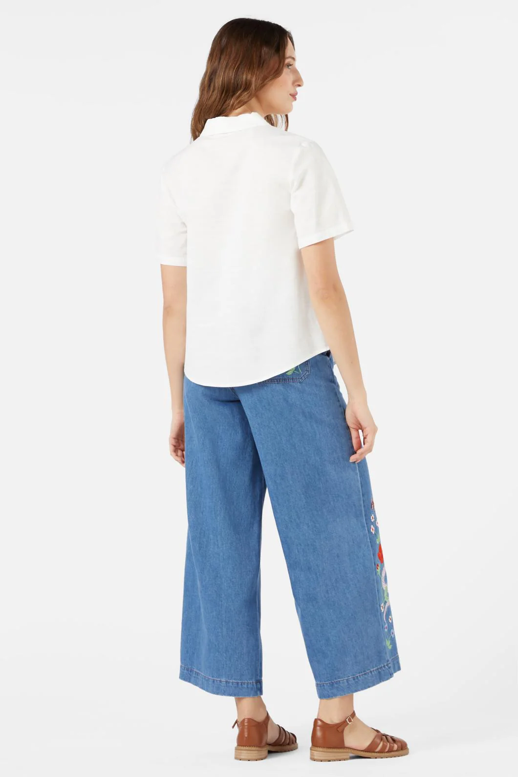 Snake Embroidered Blouse - Olabens