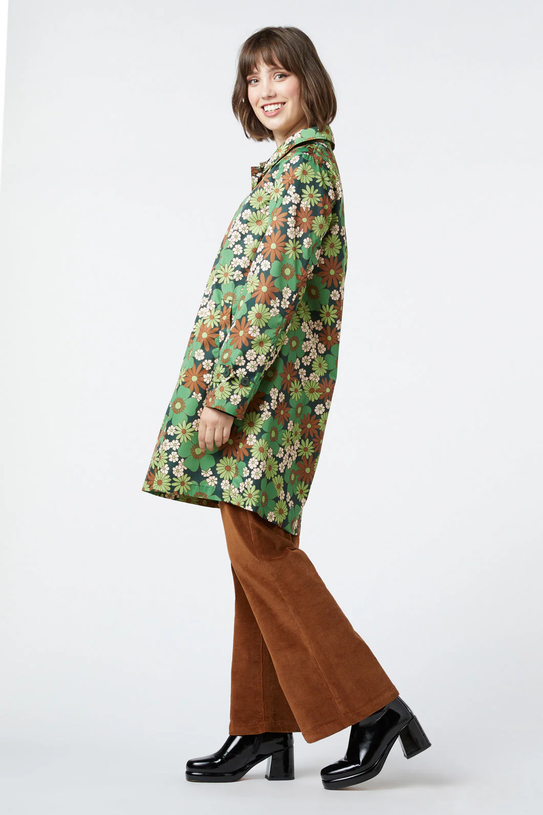 Bridgette Collared Raincoat - Olabens