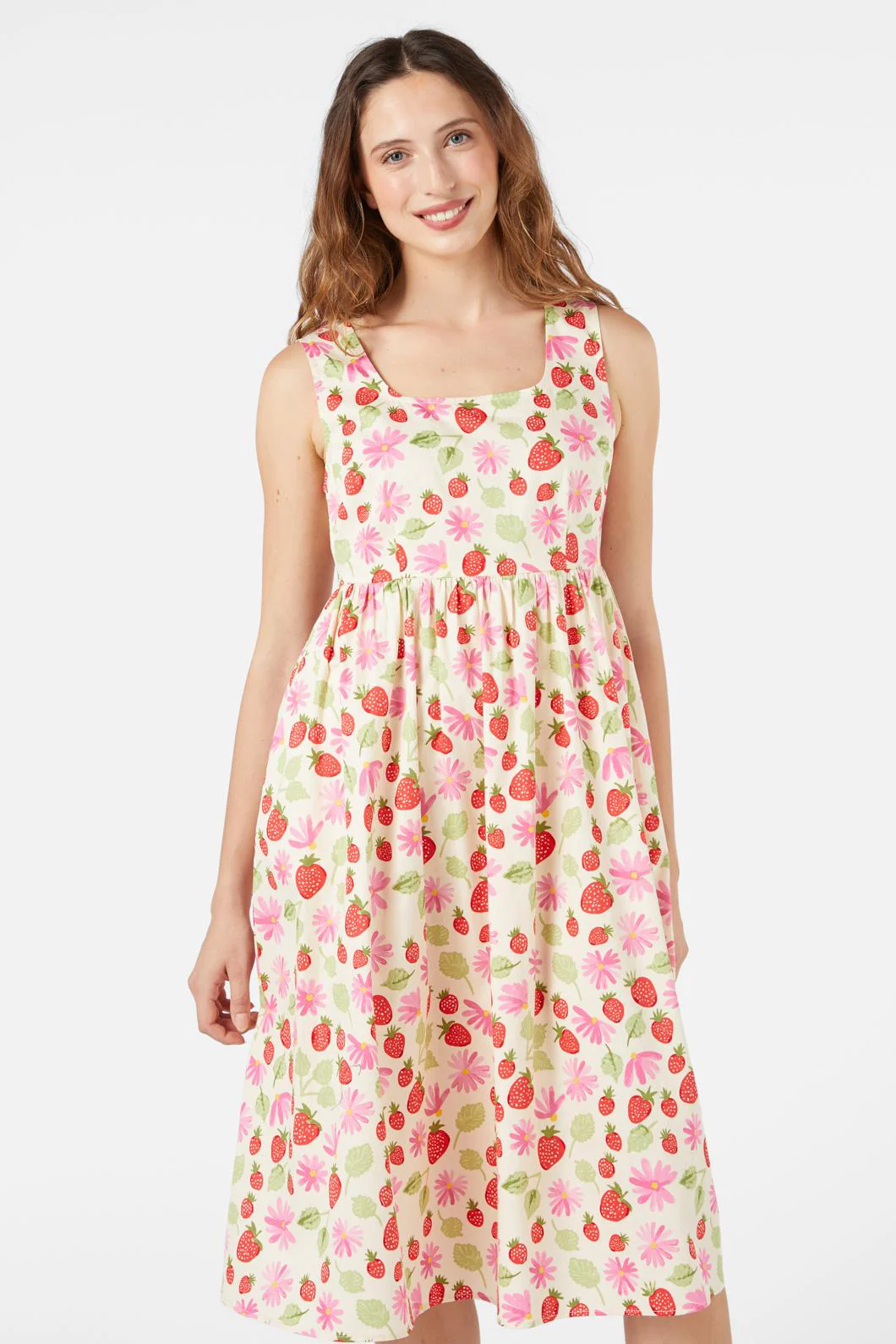 La Fraise Midi Dress - Olabens
