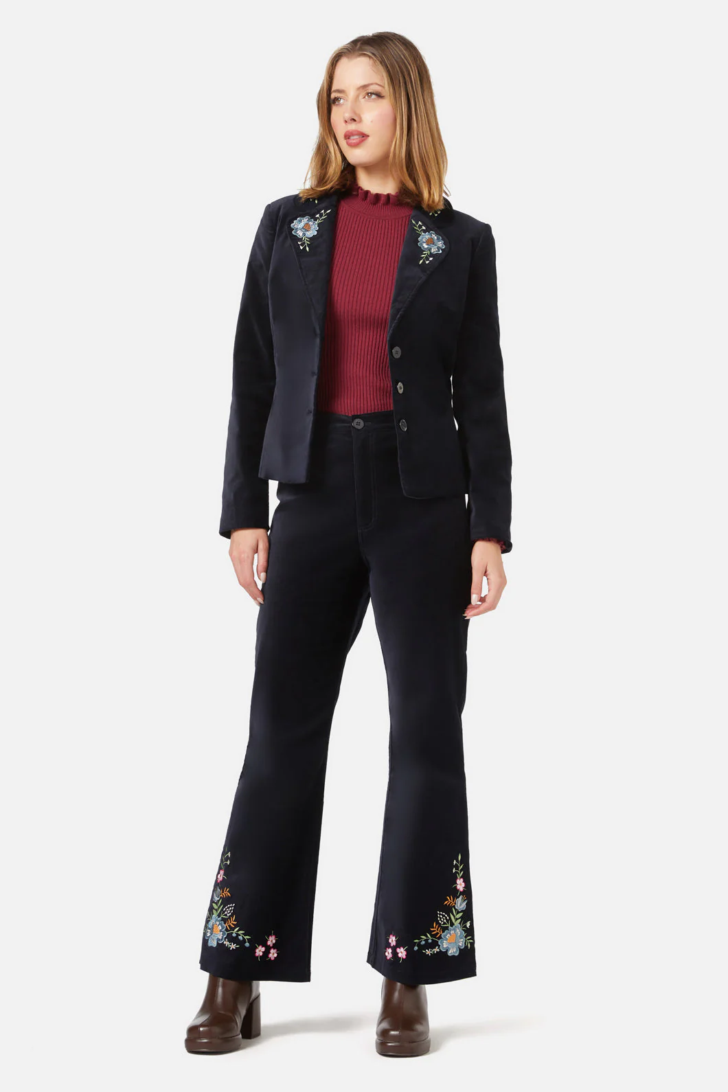 Agnes Velvet Blazer - Olabens