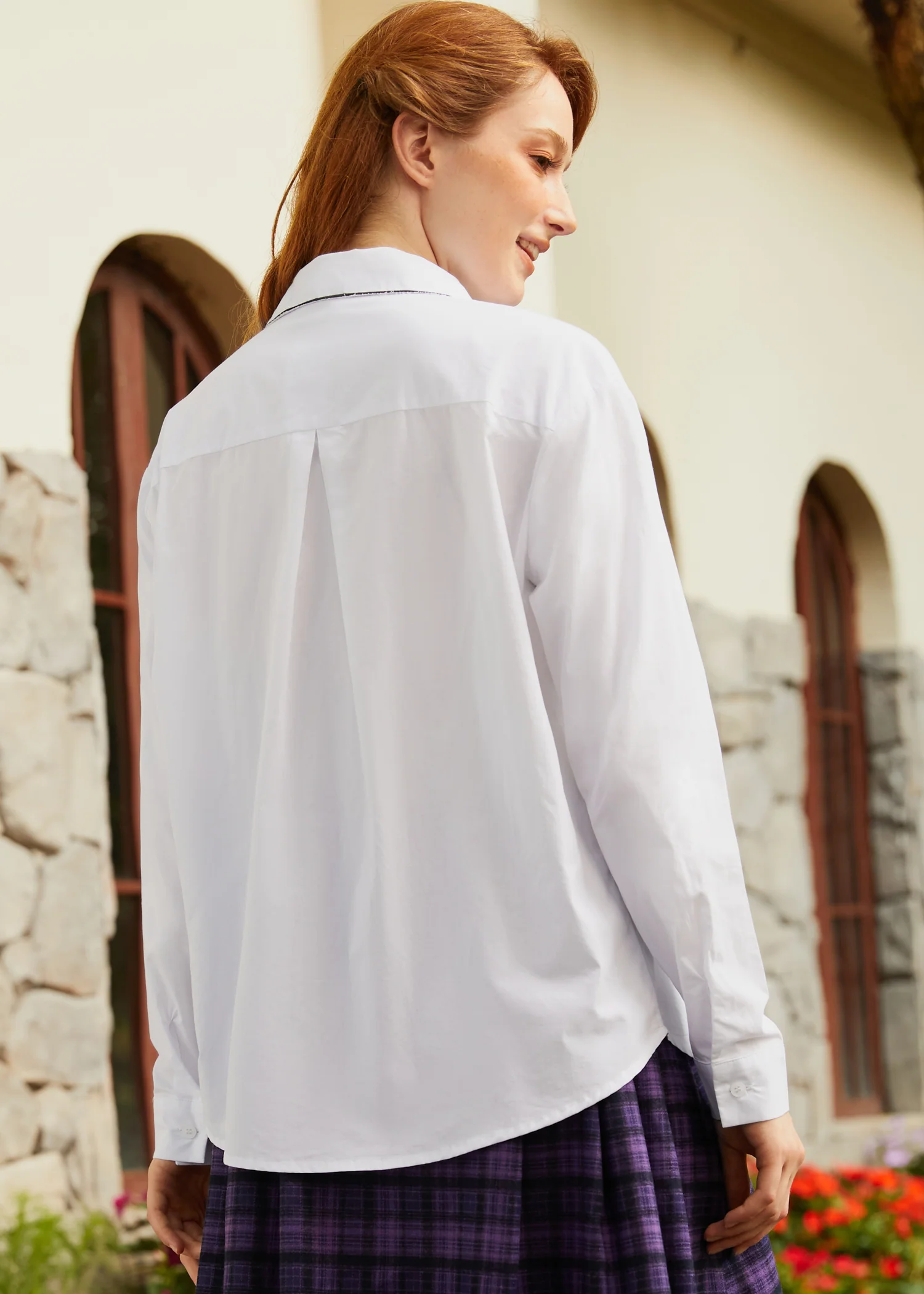 A Dainty Delight Collar Shirt - Olabens
