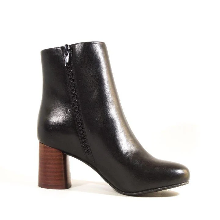 Bentley Block Heel Booties - Olabens