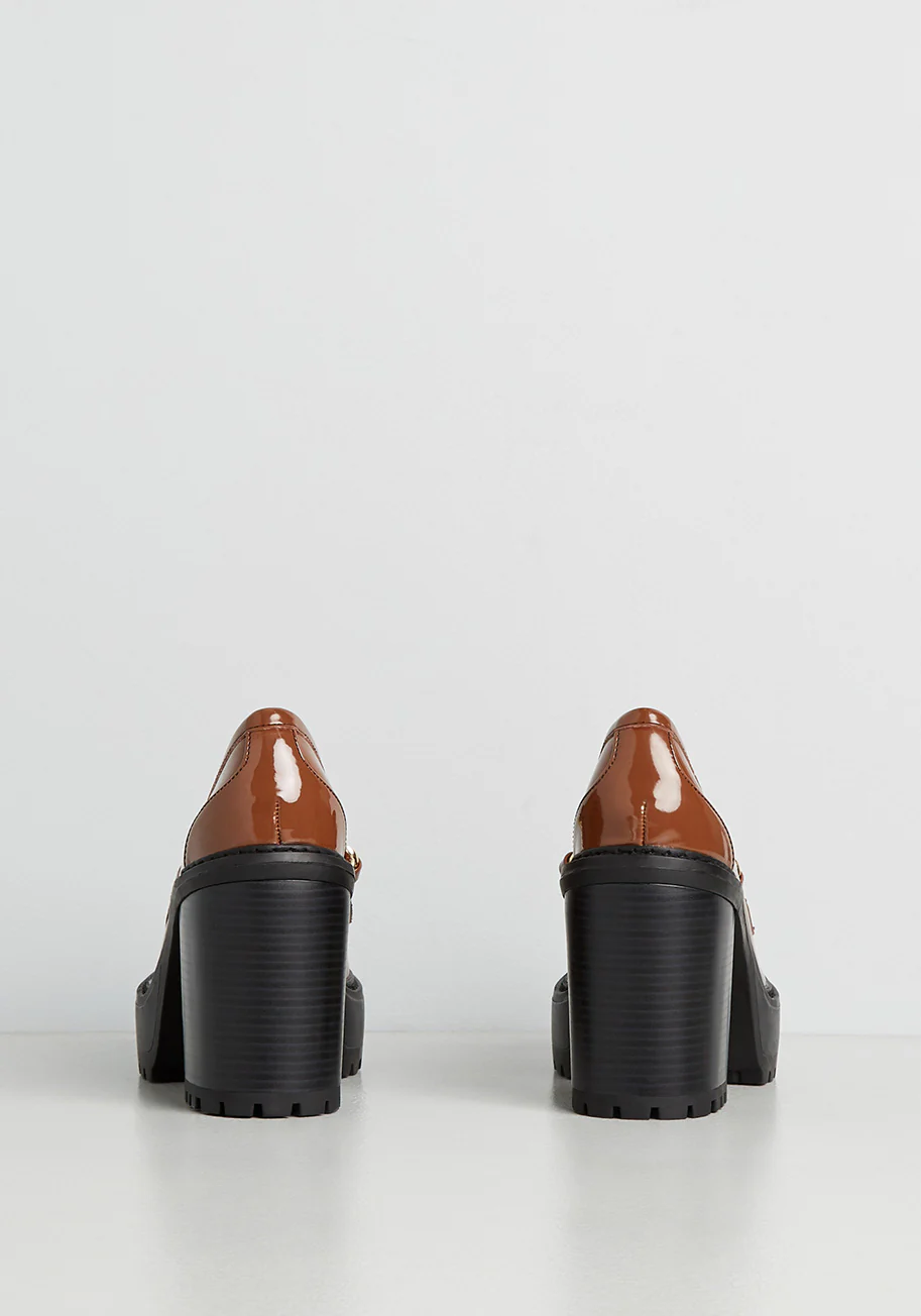 Chained Down Platform Heel - Olabens