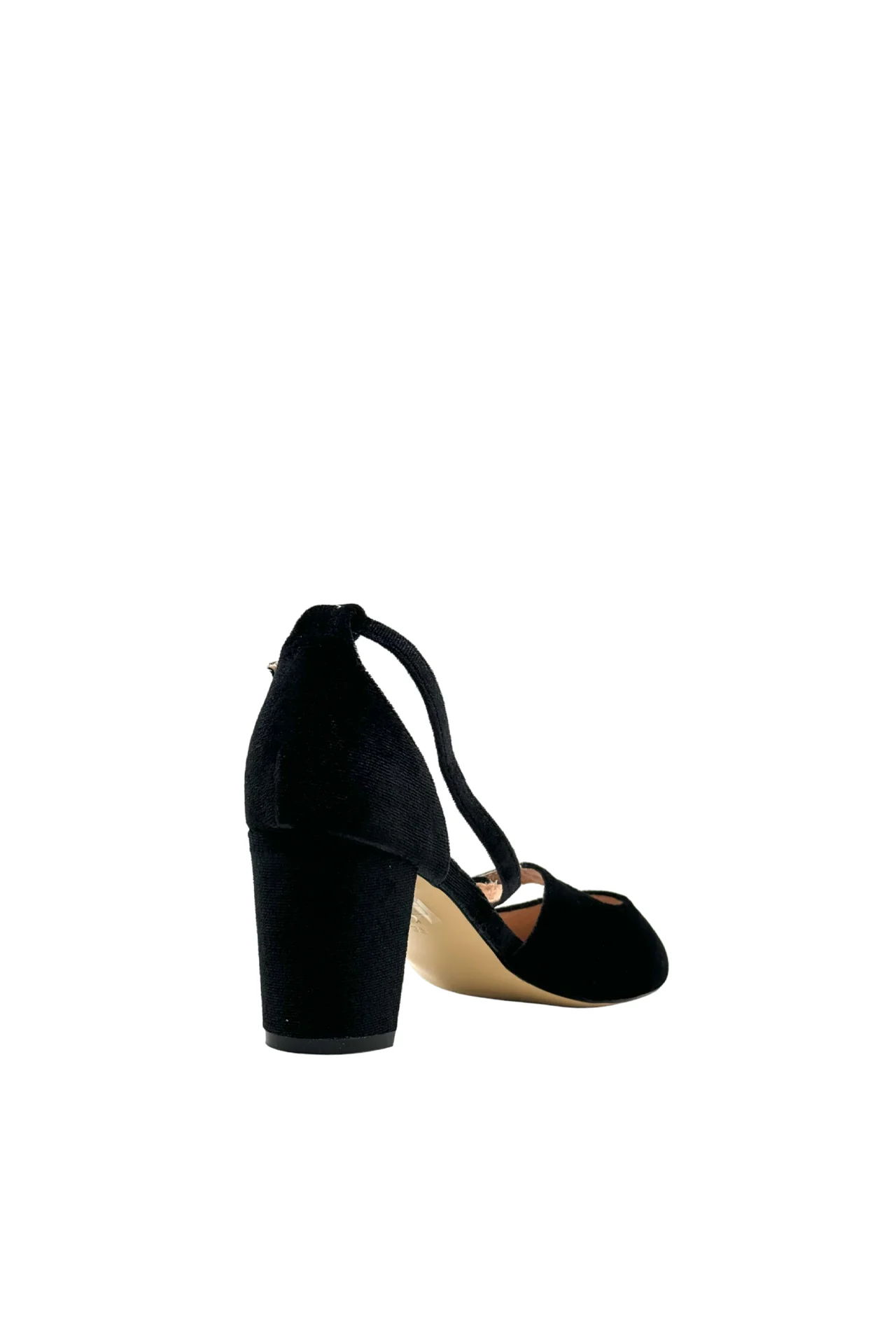 Oren Velvet Mary Jane Heels - Olabens