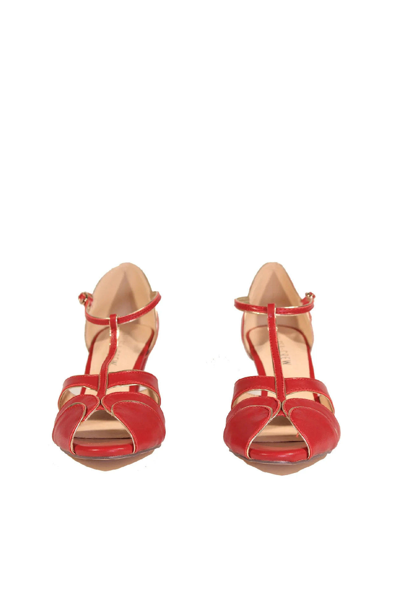 Penelope T-Strap Heels - Olabens