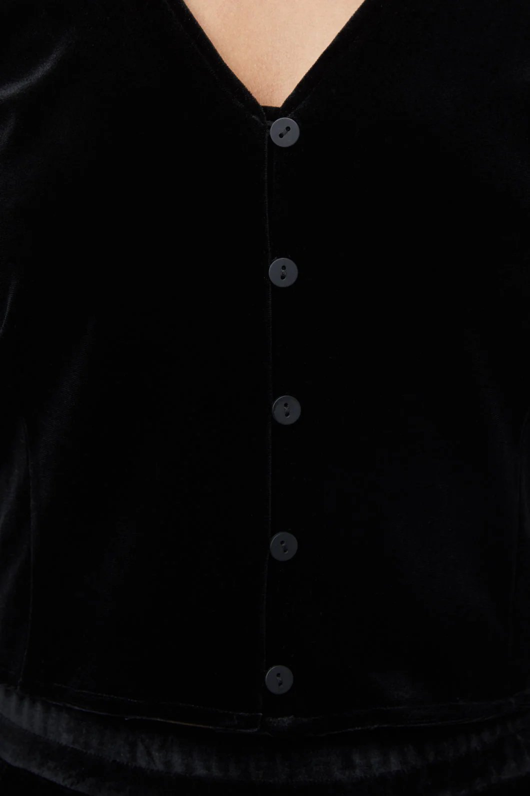 Obsidian Velvet Flare Top - Olabens
