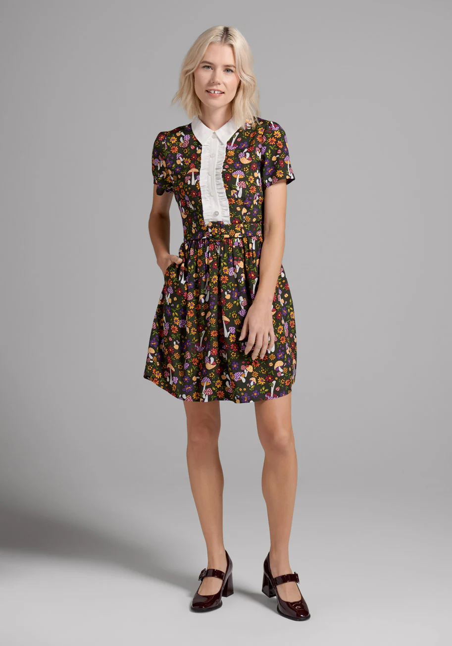 Yes, Darling Fit and Flare Dress - Olabens