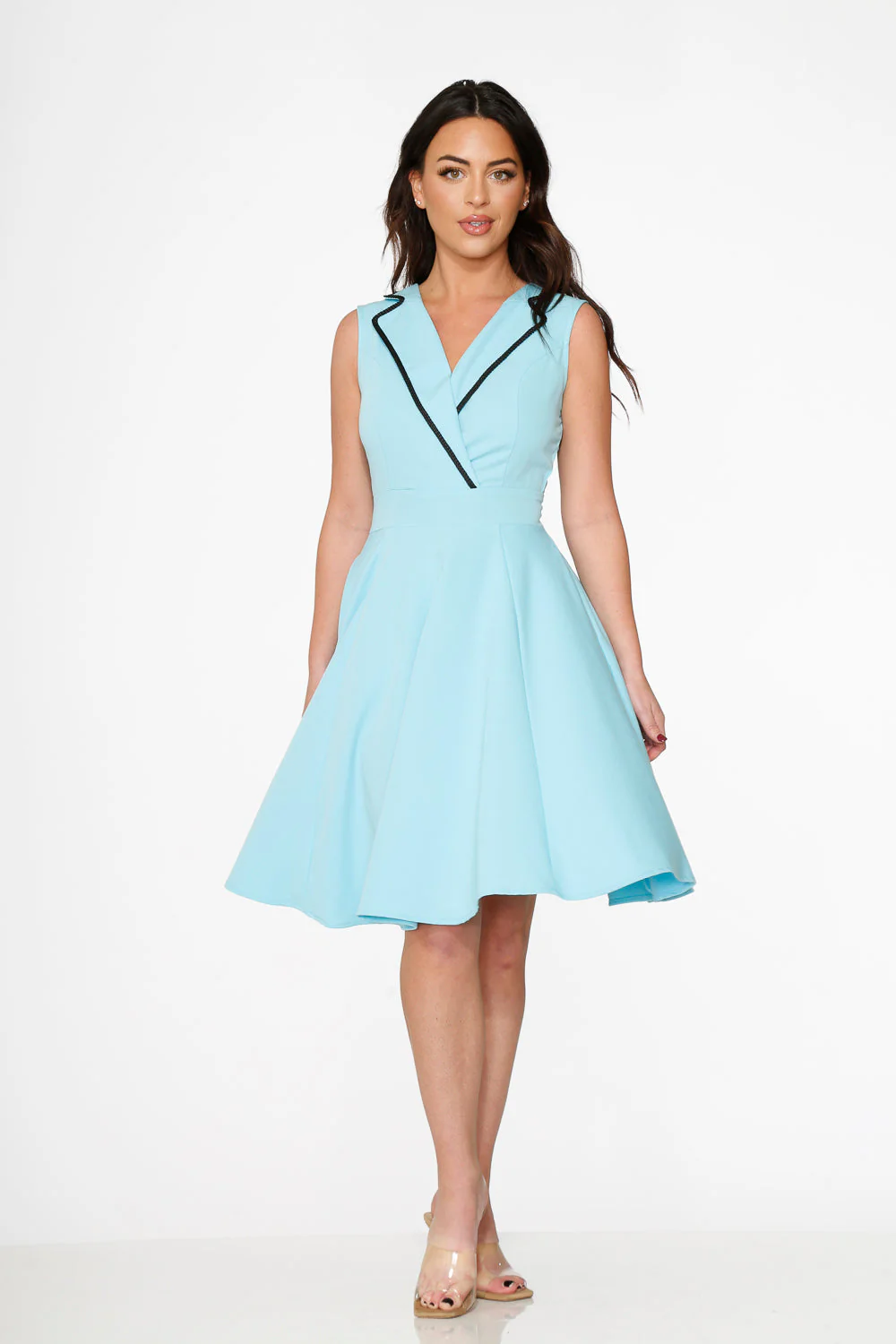 Blue Jenny Swing Dress - Olabens