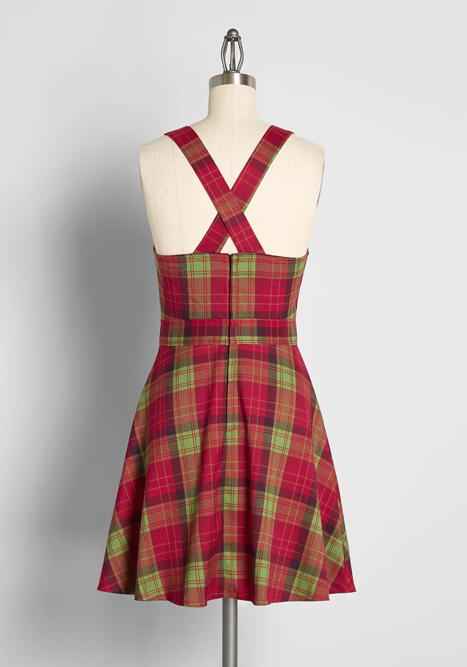 Plaid We Met Jumper - Olabens