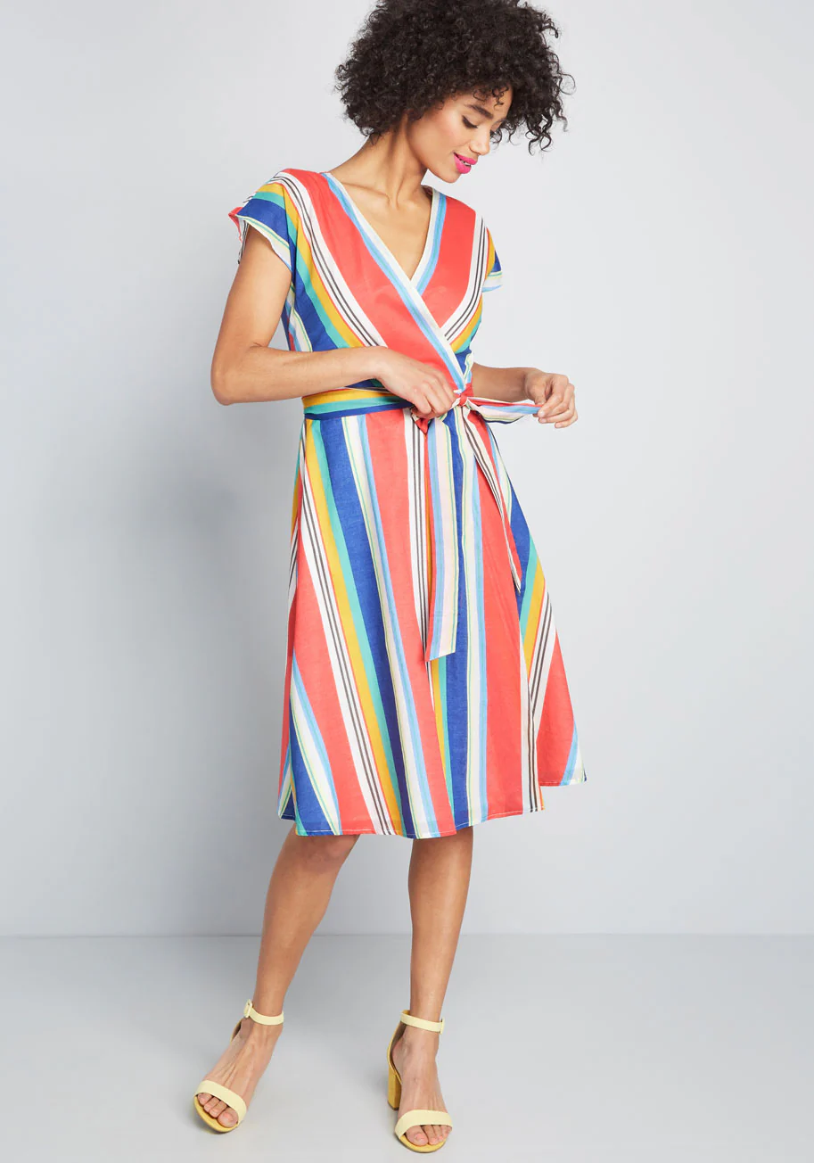 Trustworthy Wonder Wrap Dress - Olabens