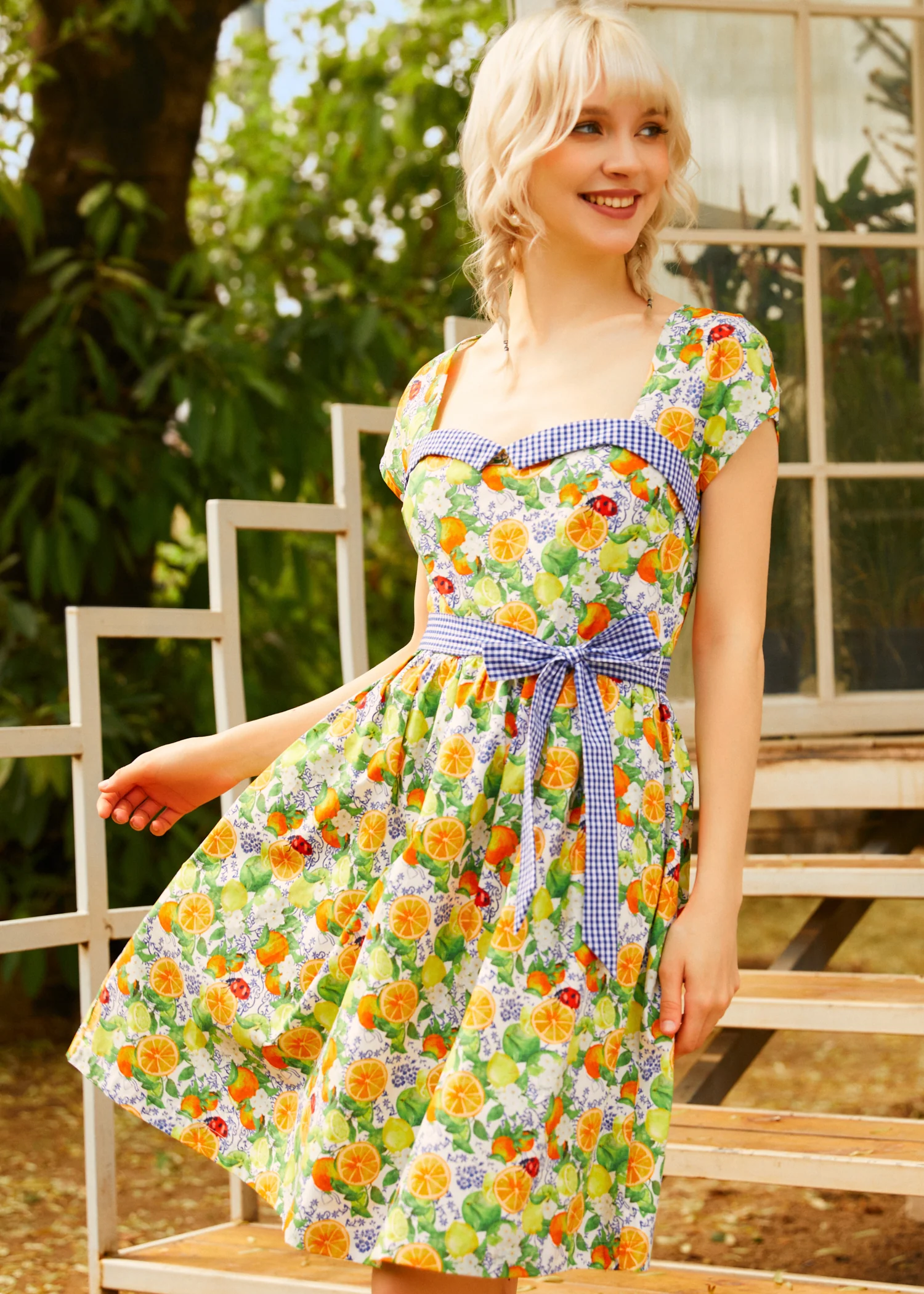 Citrus Serenade Dress - Olabens