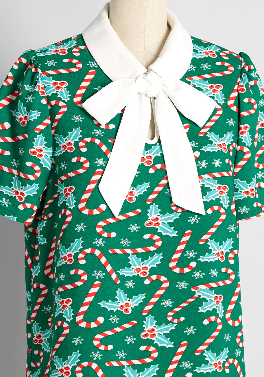 Positive First Impressions Tie-Neck Blouse - Olabens
