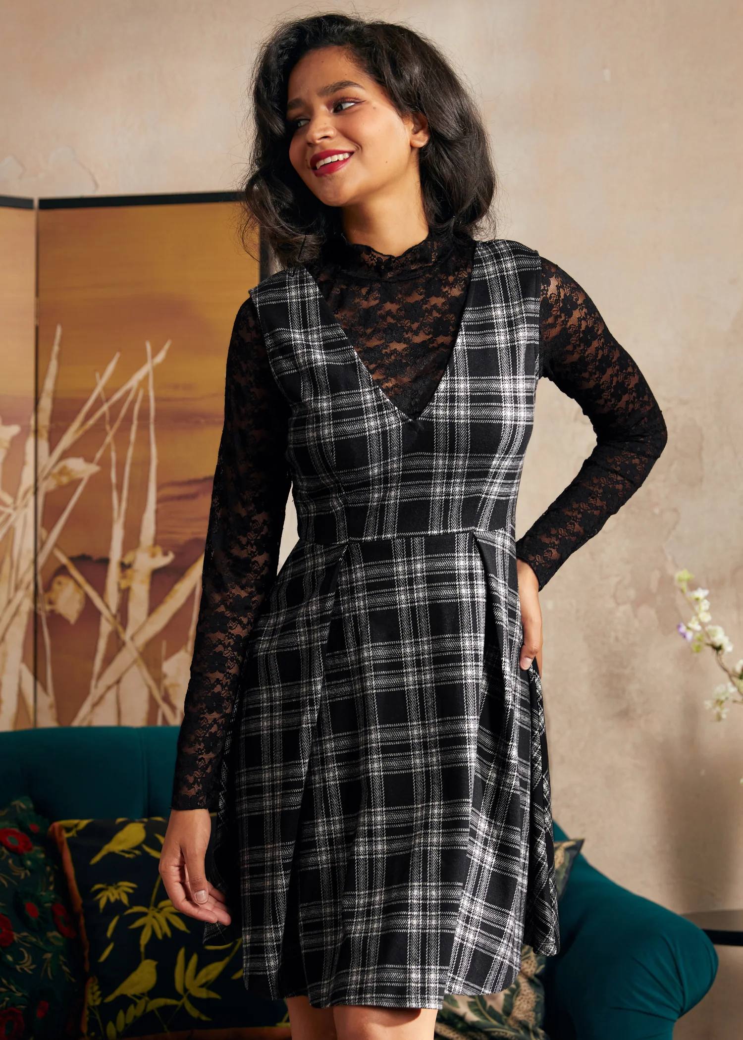 Cute as a Nutmeg Fit & Flare Dress - Olabens