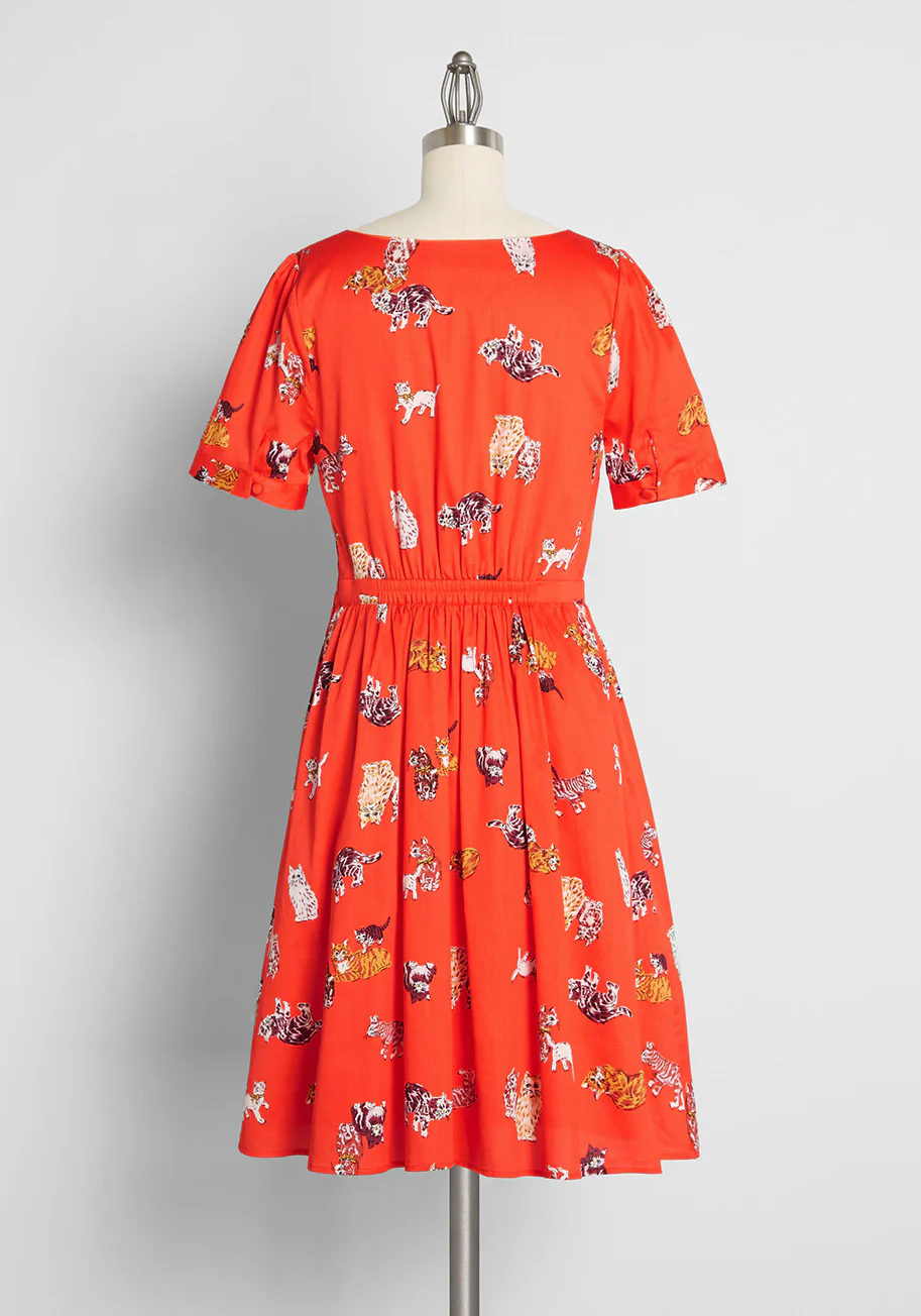 What's the Scoop? A-Line Dress - Olabens