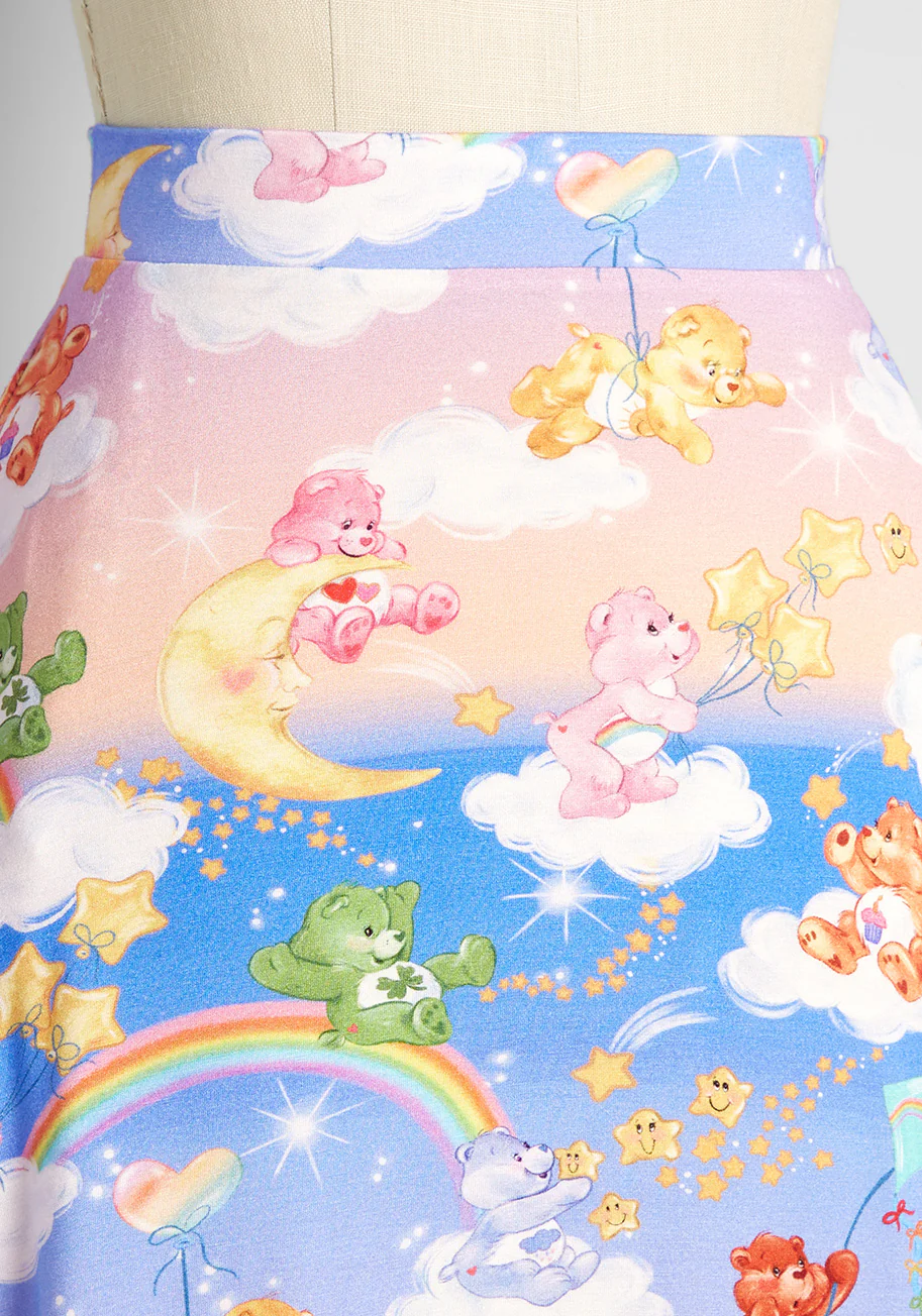 Isnyt X Care Bears Excellence Attained Mini Skirt - Olabens