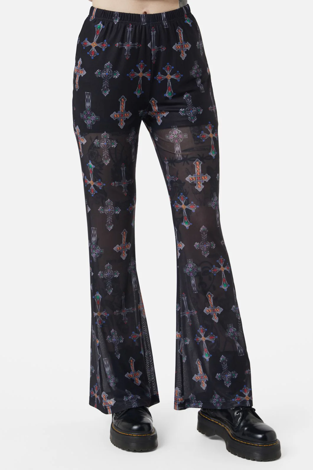 Hope Had Died Mesh Pants - Olabens